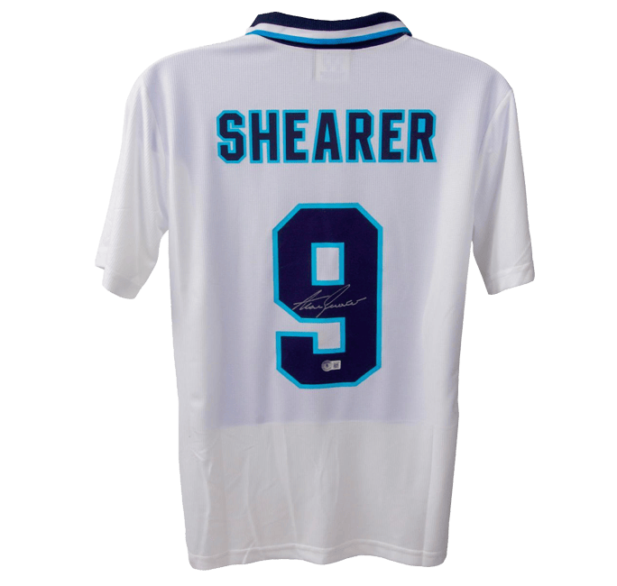 Alan Shearer Signed England Jersey – Beckett COA