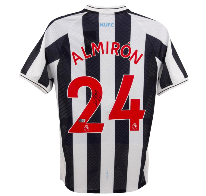 Miguel Almiron Signed Newcastle Jersey – Beckett COA