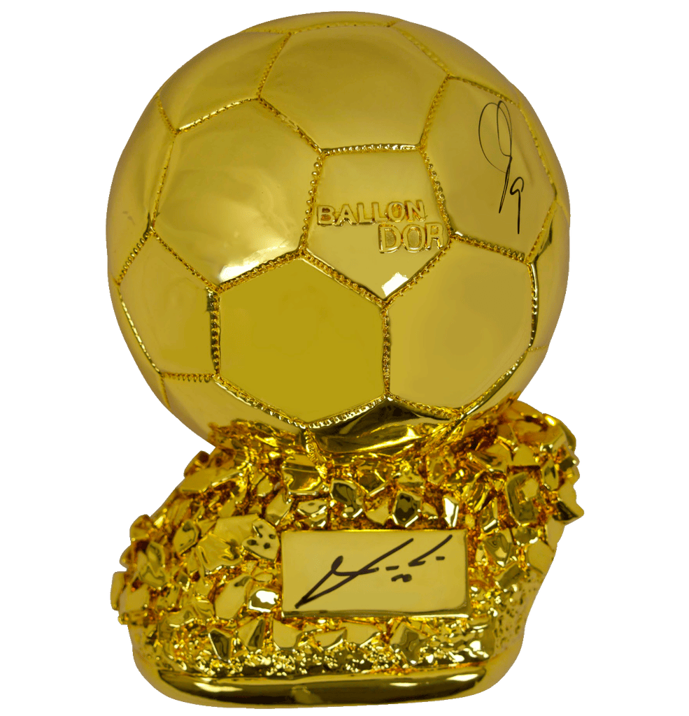 Benzema and Modric Signed Ballon d’Or Trophy – Beckett COA