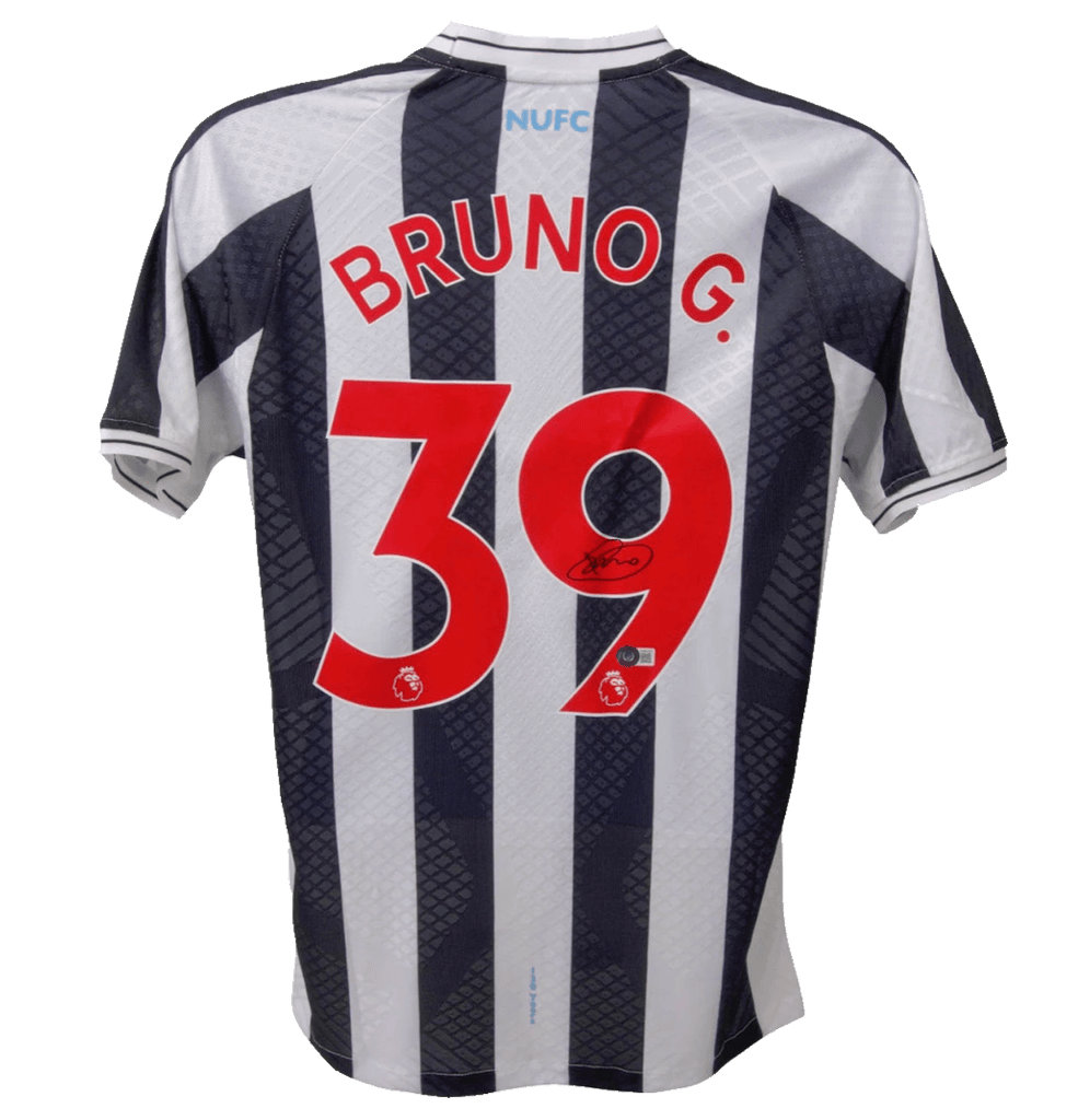 Bruno Guimaraes Signed Newcastle Jersey – Beckett COA