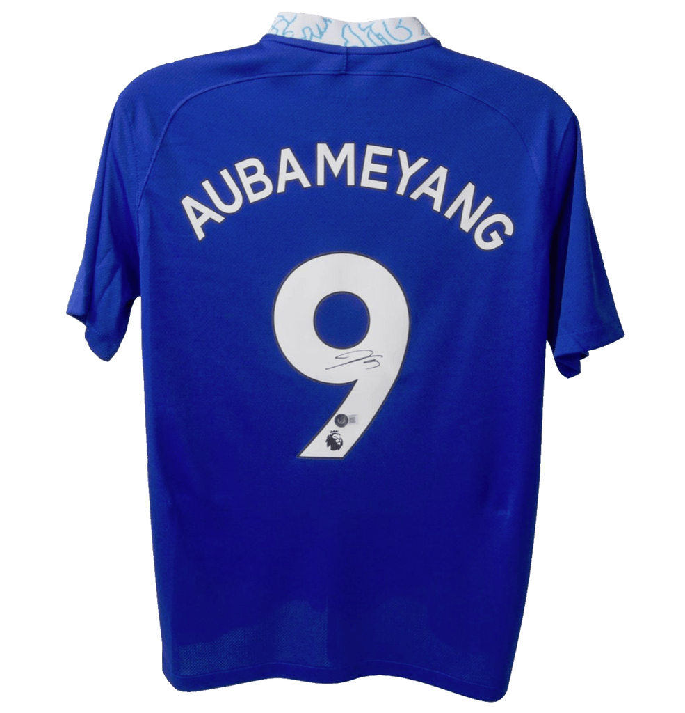 Aubameyang Signed Chelsea Jersey – Beckett COA