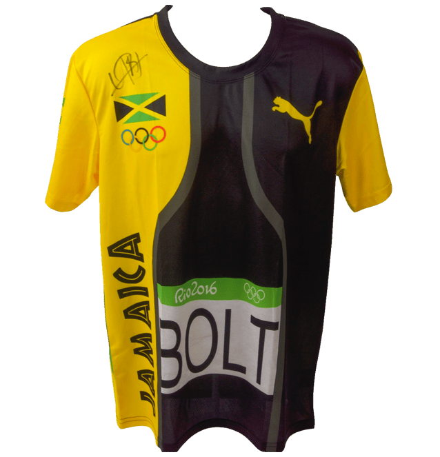 Usain Bolt Signed Olympic Jersey – Beckett COA