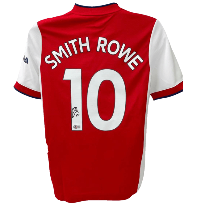 Emile Smith Rowe Signed Arsenal Jersey – Beckett COA