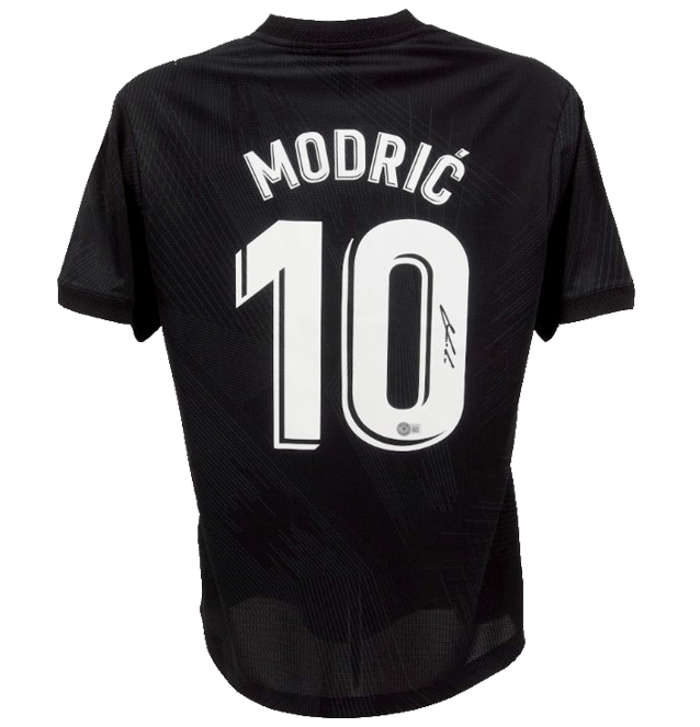 Luka Modric Signed Real Madrid Jersey – Beckett COA
