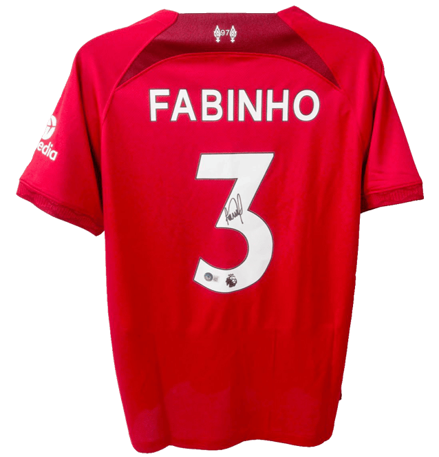 Fabinho Signed Liverpool Jersey – Beckett COA
