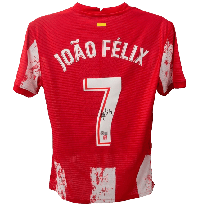 Joao Felix Signed Atletico Madrid Jersey – Beckett COA