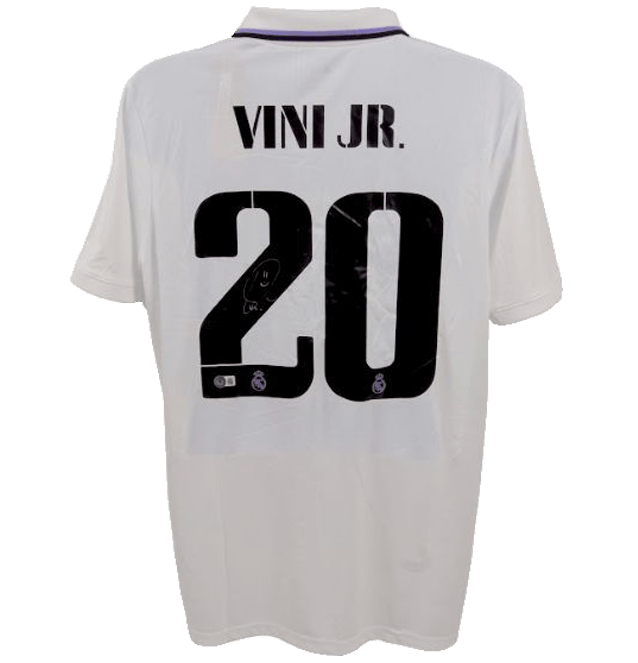 Vinicius Jr Signed Real Madrid Jersey – Beckett COA