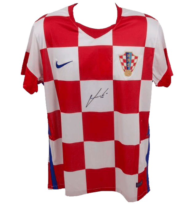 Luka Modric Signed Croatia Jersey – Beckett COA