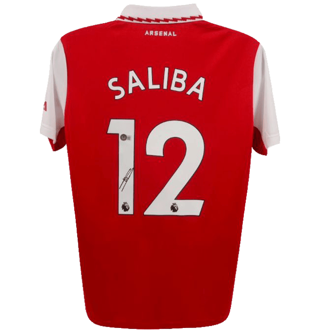 William Saliba Signed Arsenal Jersey – Beckett COA