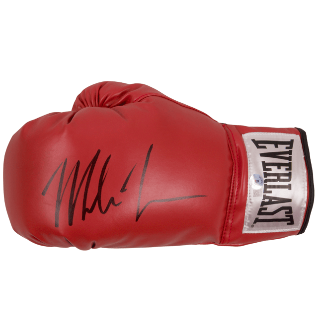 Mike Tyson Signed Everlast Boxing Glove - Beckett COA - MVPs ...