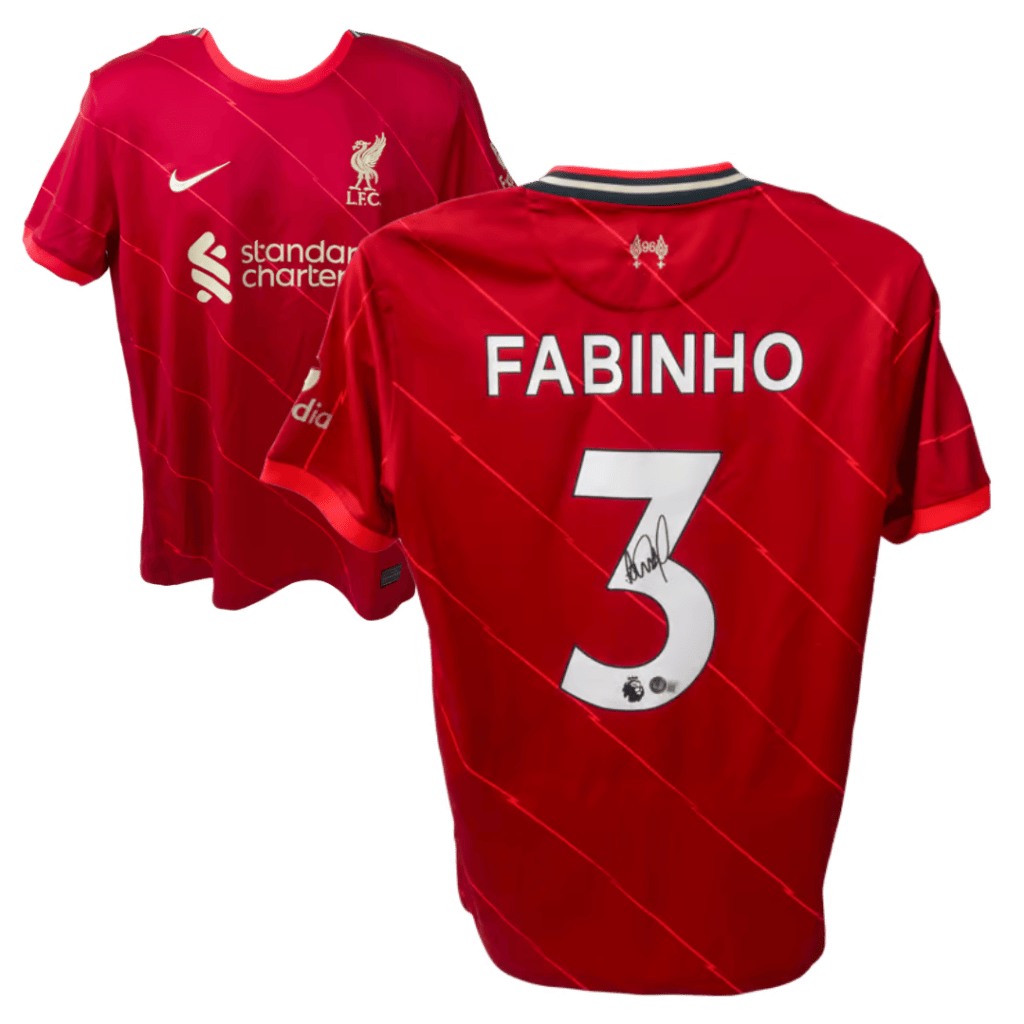 Fabinho Signed Liverpool Jersey – Beckett COA