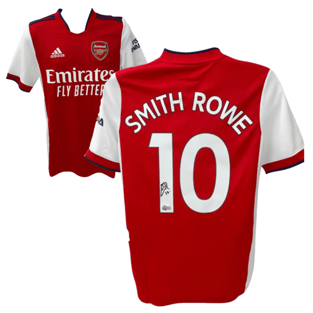 Emile Smith Rowe Signed Arsenal Jersey – Beckett COA