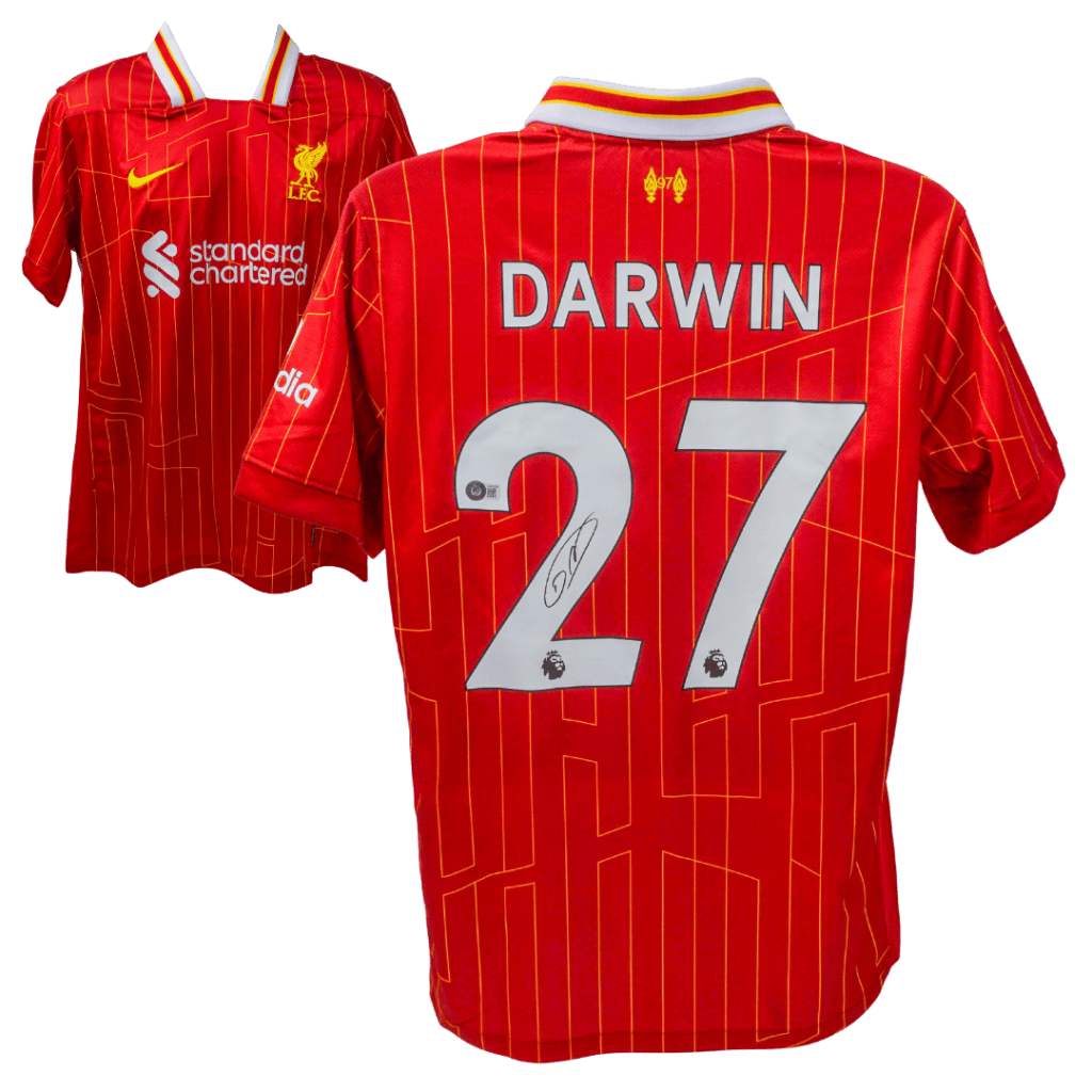 Darwin Nunez Signed Liverpool Home Soccer Jersey #27 – Beckett COA