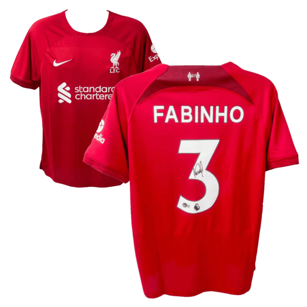 Fabinho Signed Liverpool Jersey – Beckett COA