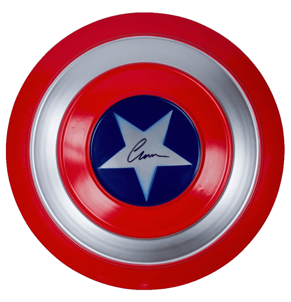 Chris Evans Signed Captain America Shield – Beckett COA