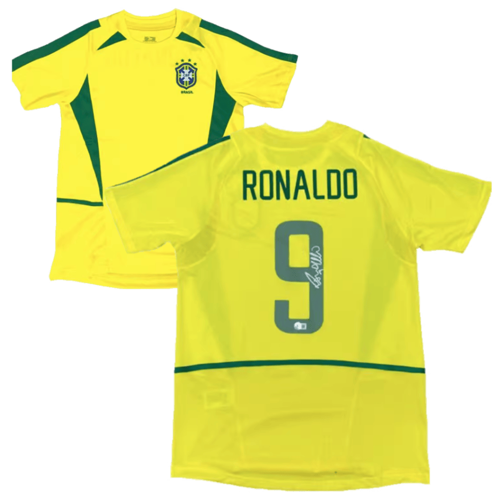 Ronaldo Nazario Signed Brazil Jersey – Beckett COA