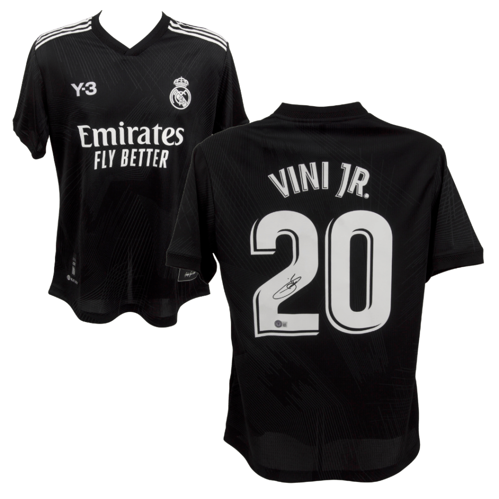 Vinicius Jr Signed Real Madrid Y3 Special Edition Jersey – Beckett COA
