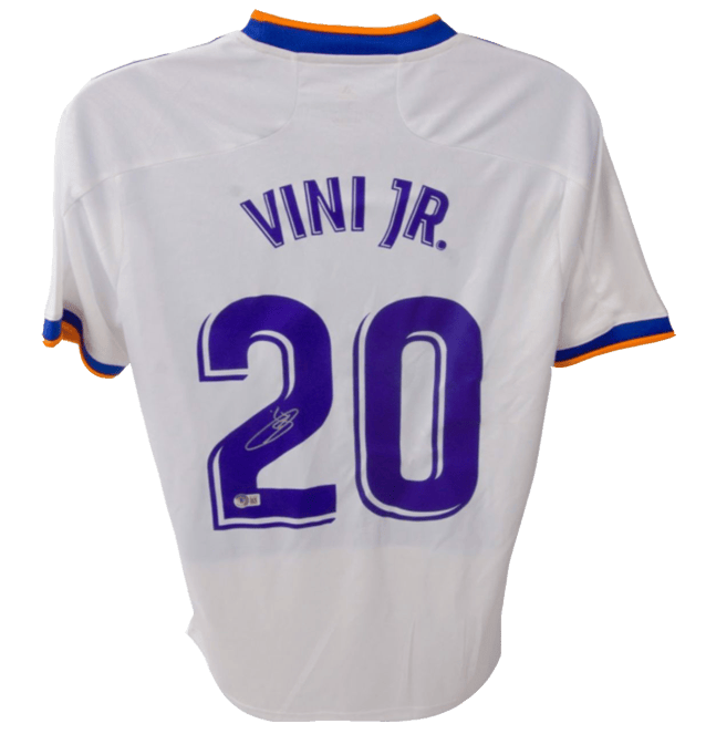 Vinicius Jr Signed Real Madrid Jersey – Beckett COA