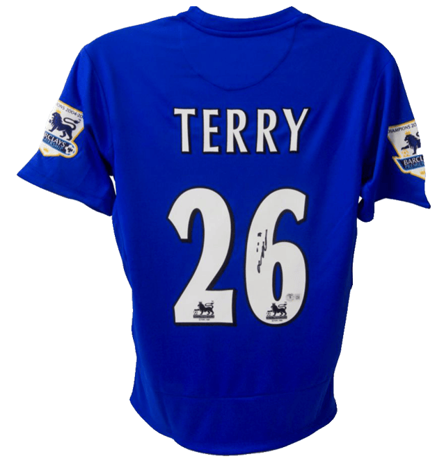 John Terry Signed Chelsea Jersey – Beckett COA