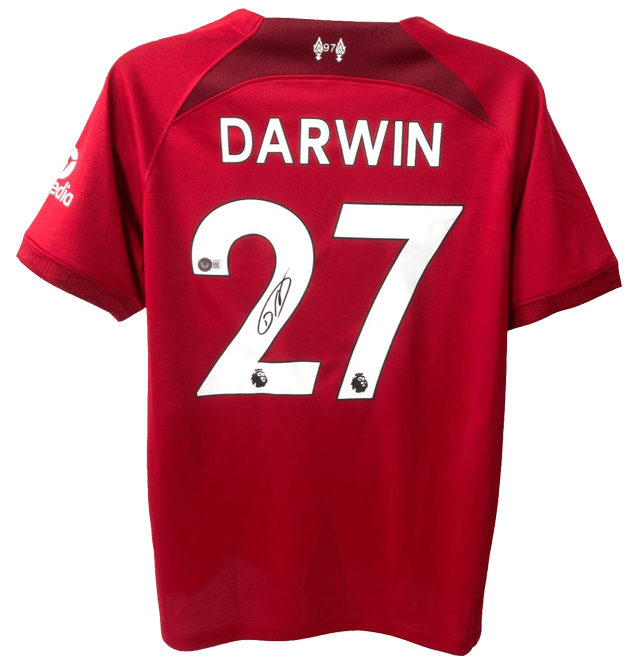 Darwin Nunez Signed Liverpool Jersey – Beckett COA
