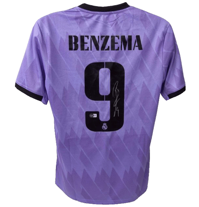 Karim Benzema Signed Real Madrid Jersey – Beckett COA