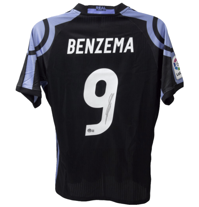 Karim Benzema Signed Real Madrid Jersey – Beckett COA