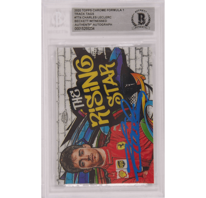 Charles Leclerc Signed 2020 Topps Chrome F1 Track Tags – BGS Authentic