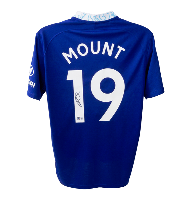 Mason Mount Signed Chelsea Jersey – Beckett COA