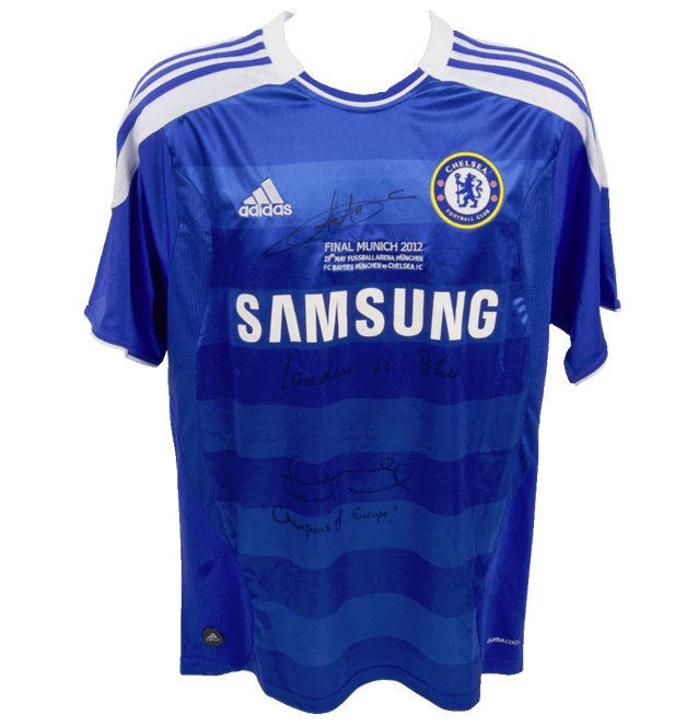Lampard & Drogba Signed Chelsea Jersey Inscribed – Beckett COA