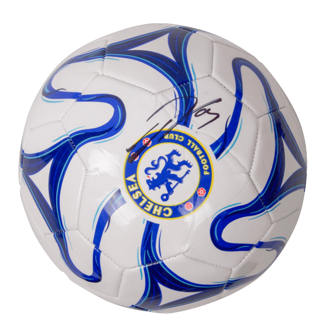 Pierre-Emerick Aubameyang Signed Chelsea Soccer Ball – Beckett COA