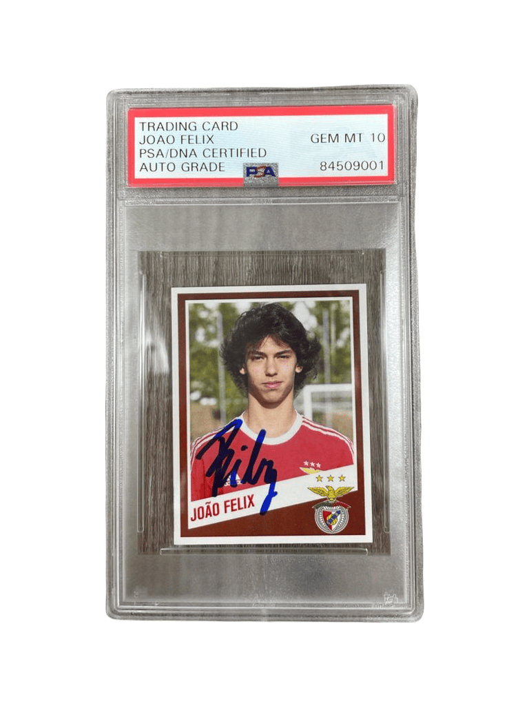 Joao Felix Signed Benfica Rookie Sticker – PSA 10