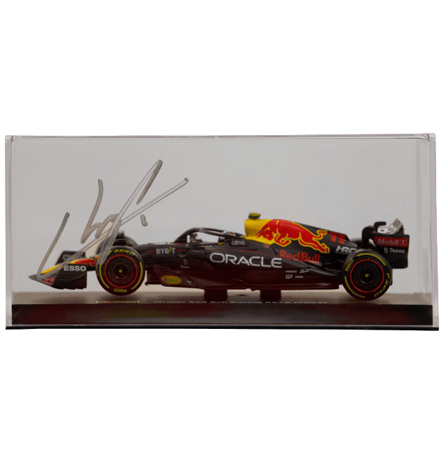 Sergio Perez Signed F1 RedBull Race Car 1:43 Scale – Beckett COA