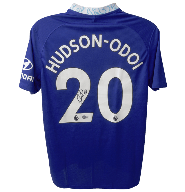 Callum Hudson Odoi Signed Chelsea Jersey – Beckett COA