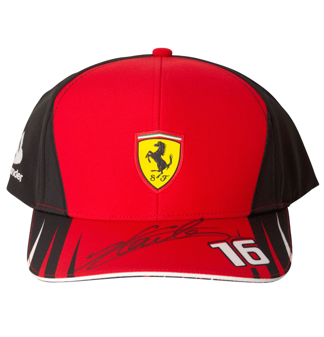Charles Leclerc Signed Ferrari F1 Racing Cap – Beckett COA