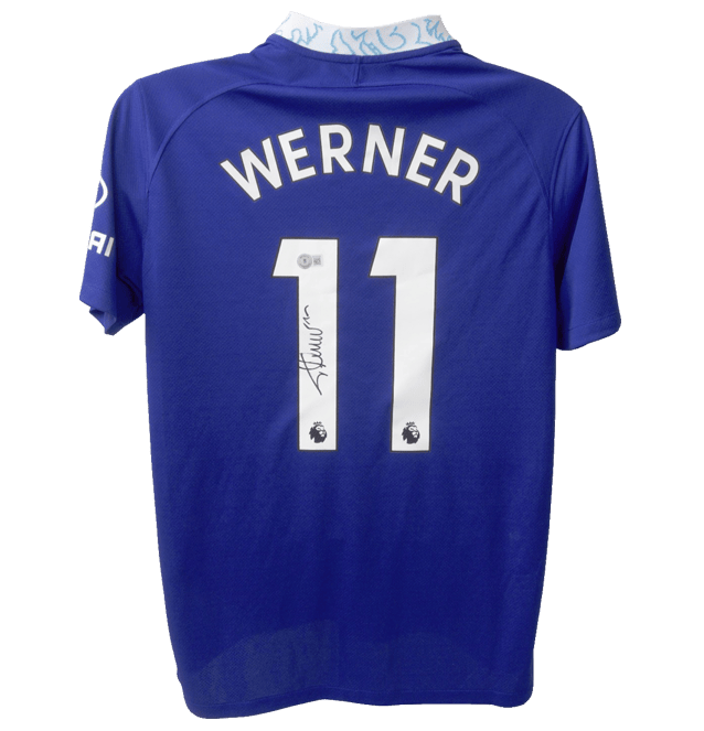 Timo Werner Signed Chelsea Jersey – Beckett COA