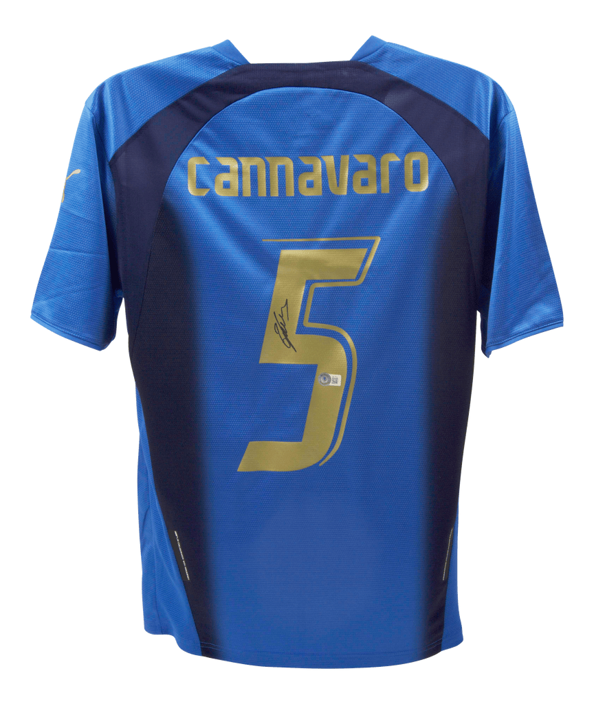 Fabio Cannavaro Signed Italy Jersey – Beckett COA