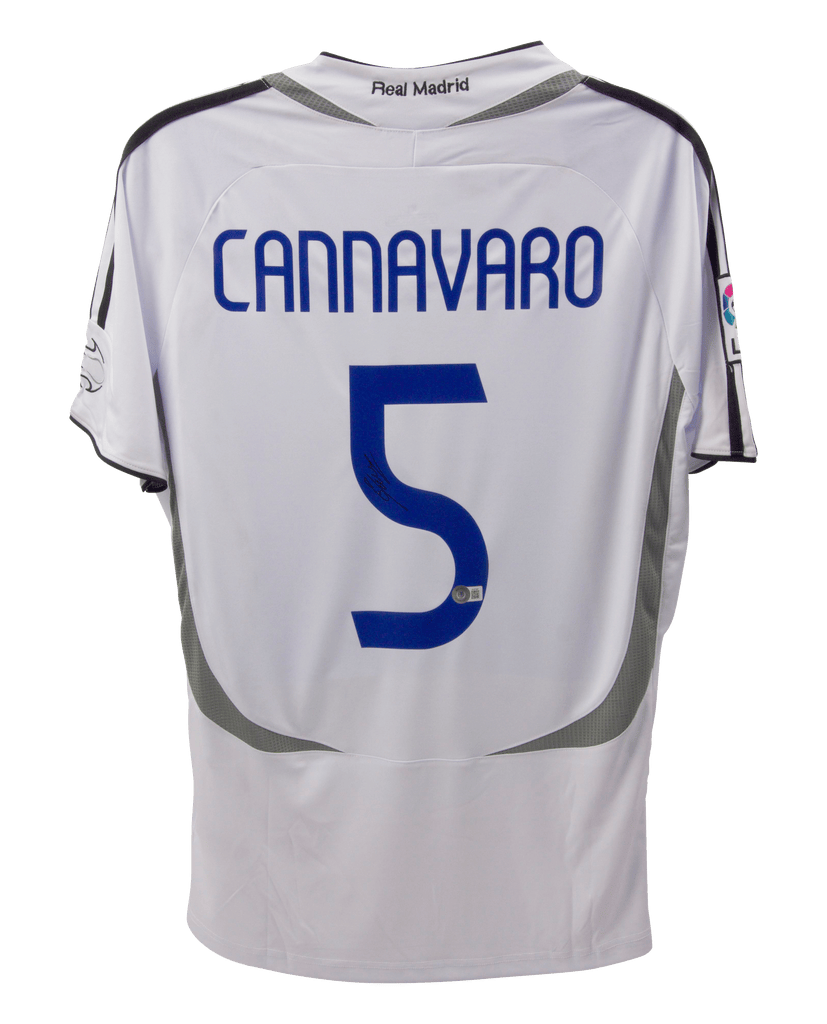 Fabio Cannavaro Signed Real Madrid Jersey – Beckett COA