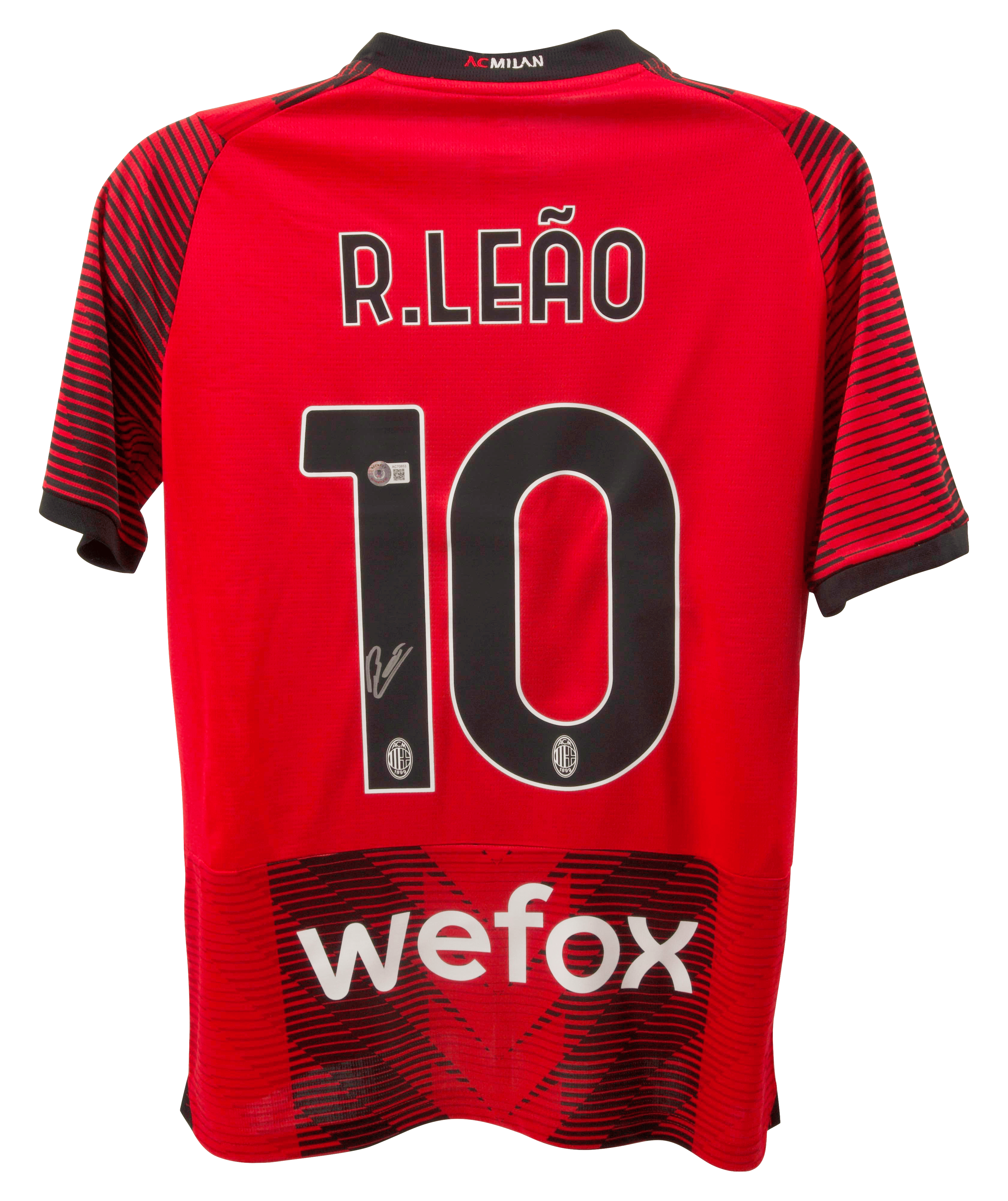 Ronaldinho Signed AC Milan Jersey Inscribed Rio (Beckett