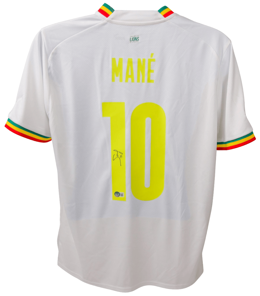 Sadio Mane Signed Senegal Jersey – Beckett COA