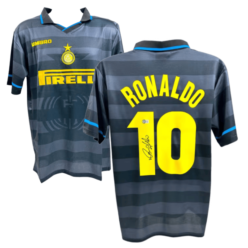 Ronaldo Nazario Signed Inter Milan Jersey – Beckett COA