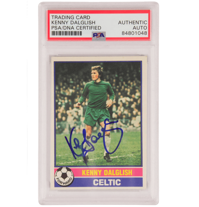 Kenny Dalglish Signed Topps Chewing Gum – PSA Authentic