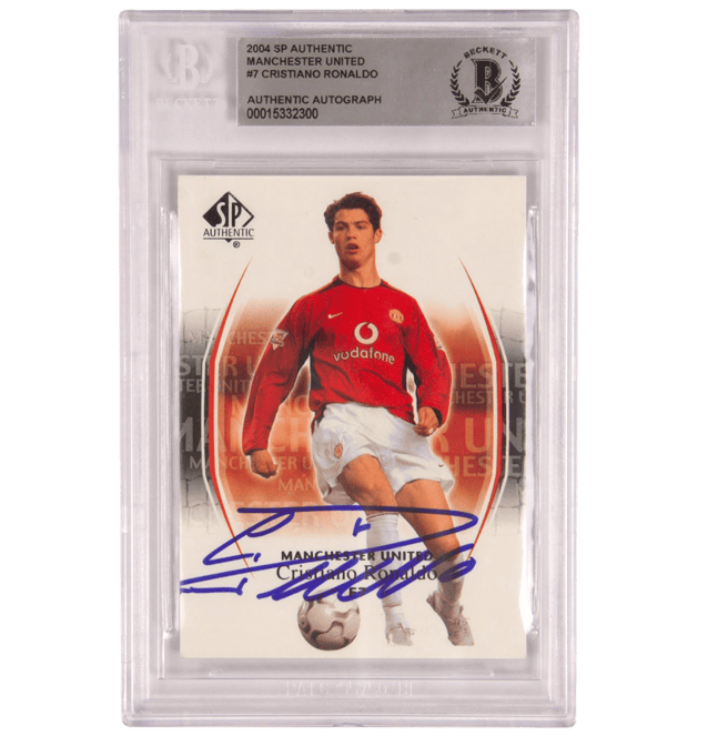 Cristiano Ronaldo Signed 2004 SP Upper Deck #7 – BGS Authentic