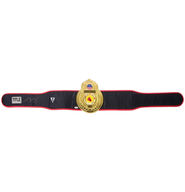 Tyson Fury Signed Title Champion Belt – Beckett COA