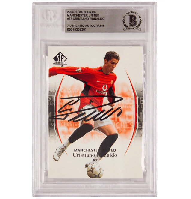Cristiano Ronaldo Signed 2004 SP Upper Deck #67 – BGS Authentic