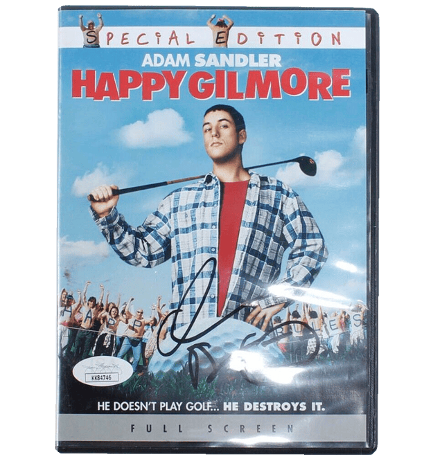 Adam Sandler Signed “Happy Gilmore” DVD – Beckett COA