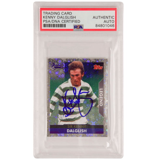 Kenny Dalglish Signed Cinch 2021/22 SPFL – PSA Authentic