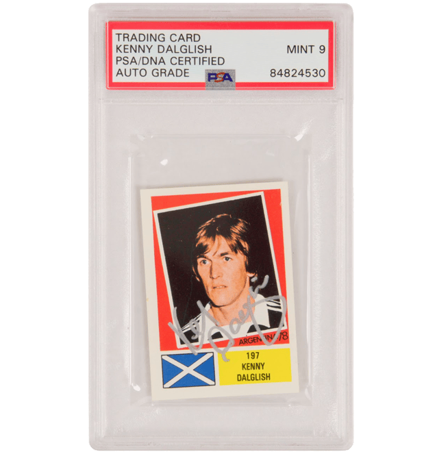 Kenny Dalglish Signed Argentina 1979 – PSA 9