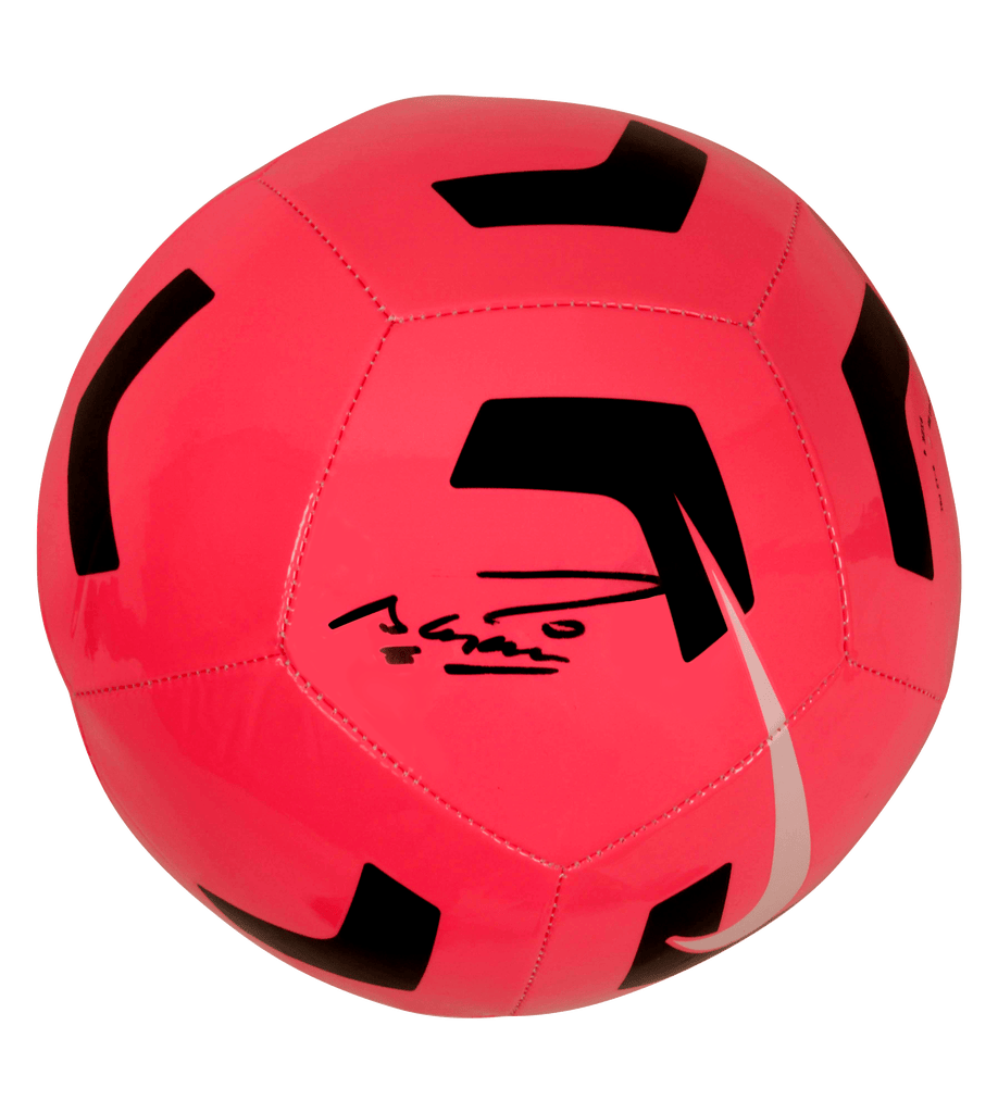 Sergio Aguero Signed Soccer Ball – Beckett COA