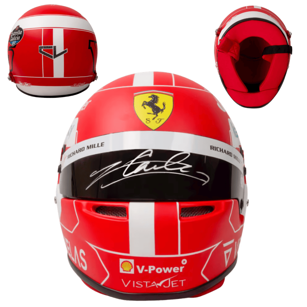 Charles Leclerc Signed Formula 1 Ferrari Full Size Replica Helmet – Beckett COA