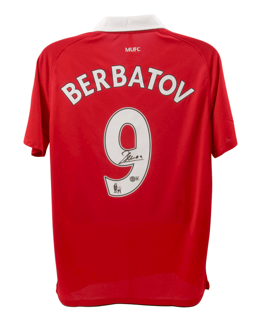 Dimitar Berbatov Signed Manchester United Jersey – Beckett COA